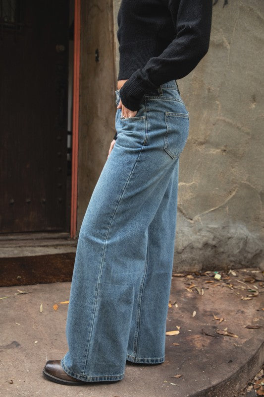 Winsley Denim Low Rise Straight Leg Denim Jeans
