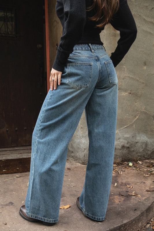Winsley Denim Low Rise Straight Leg Denim Jeans